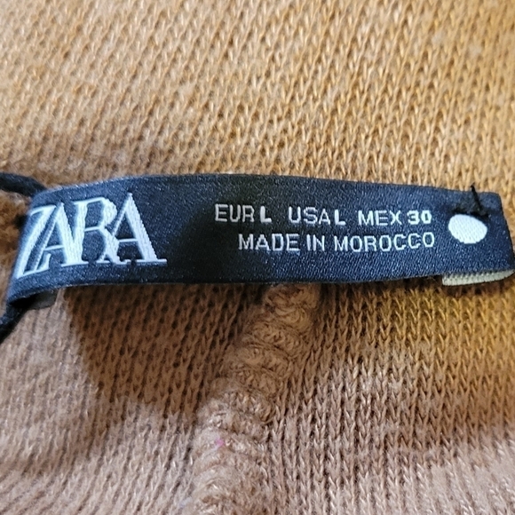 Zara Knit Tan Joggers - Picture 5 of 10